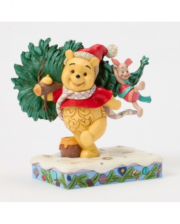 Disney Traditions - Winnie l'Ourson et Porcinet Sapin de Noël