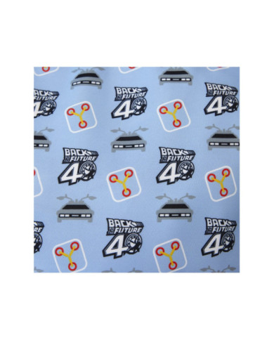 Sac à dos Loungefly - Retour Vers Le Futur 40th Anniversary All-Over Print Nylon Full-Size
