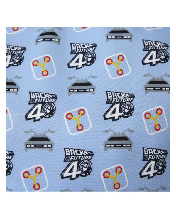 Sac à dos Loungefly - Retour Vers Le Futur 40th Anniversary All-Over Print Nylon Full-Size