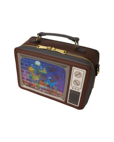 Sac à bandoulière Loungefly - Sesame Street Lenticular Retro TV Triple Lenticular
