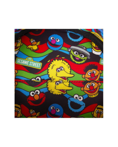 Sac à bandoulière Loungefly - Sesame Street Lenticular Retro TV Triple Lenticular