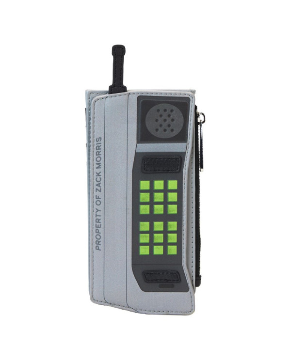 Porte-cartes Loungefly - Sauvés Par Le Gong - Zack Morris Retro Cell Phone Glow