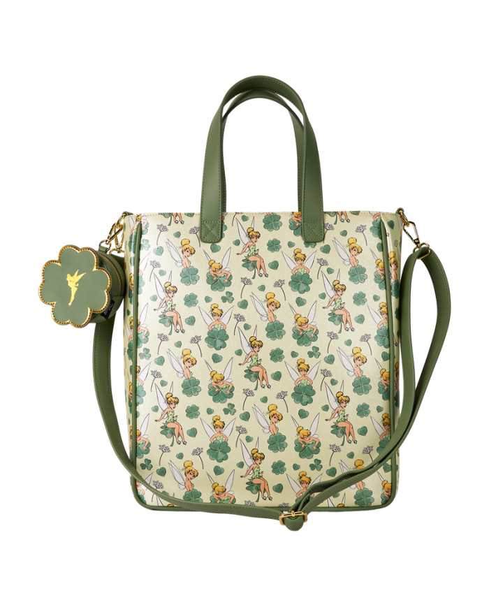 Tote-bag Loungefly - Peter Pan Fée Clochette Clover All-Over Print