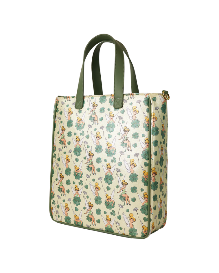 Tote-bag Loungefly - Peter Pan Fée Clochette Clover All-Over Print