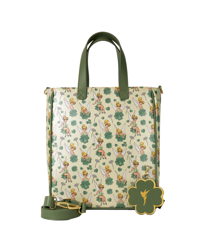 Tote-bag Loungefly - Peter Pan Fée Clochette Clover All-Over Print