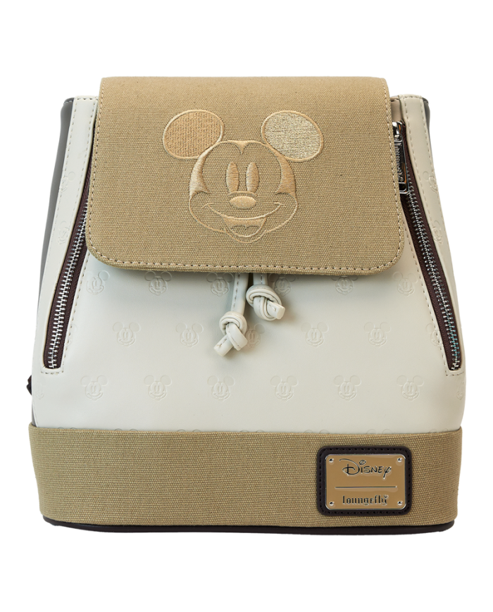 Sac à dos Loungefly - Mickey & Friends Canvas All-Over Print Drawstring Bucket