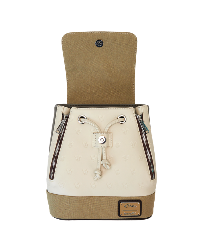 Sac à dos Loungefly - Mickey & Friends Canvas All-Over Print Drawstring Bucket