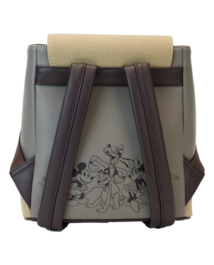 Sac à dos Loungefly - Mickey & Friends Canvas All-Over Print Drawstring Bucket