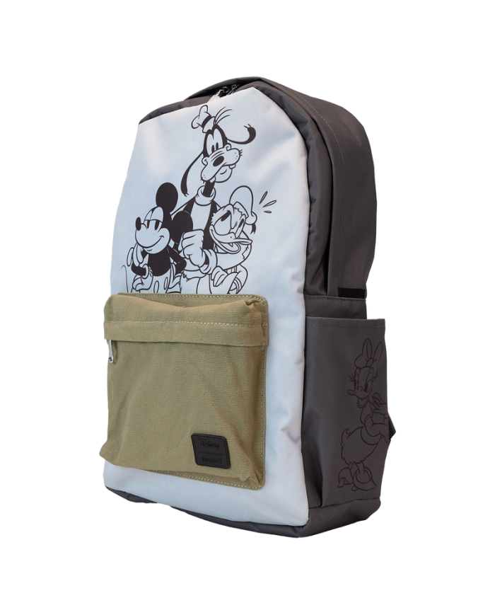 Sac à dos Loungefly - Mickey & Friends Canvas Nylon Full-Size