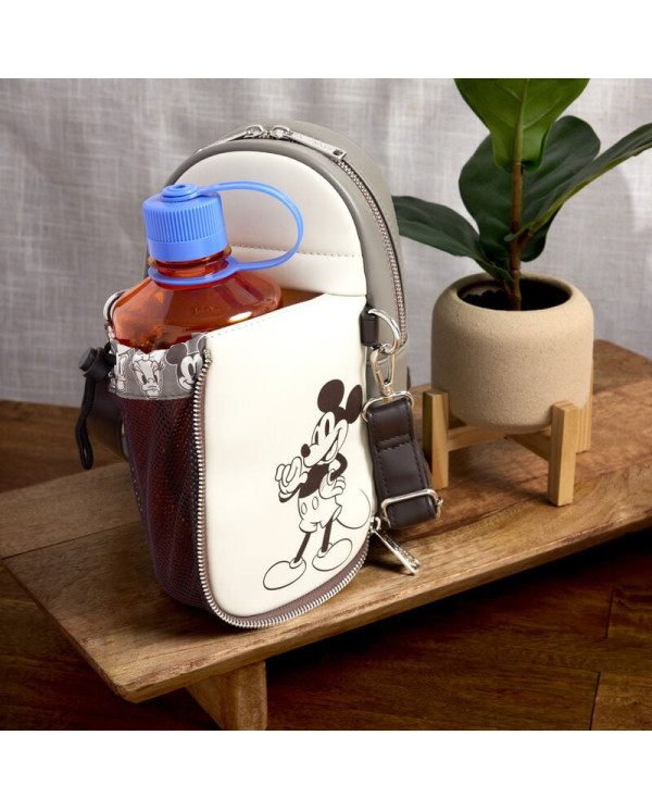 Sac à bandoulière Loungefly - Mickey & Friends Canvas Drink Holder