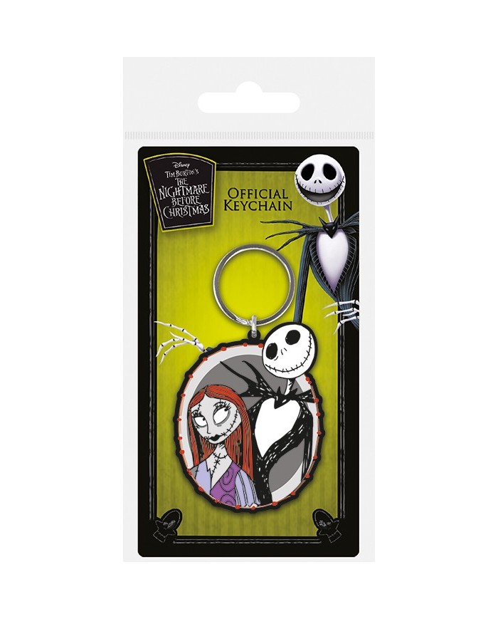 Porte-clés caoutchouc Jack & Sally