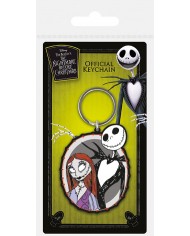 Porte-clés caoutchouc Jack & Sally