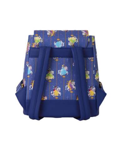 Sac à dos Loungefly - Disney Princess Carousel All-Over Print Drawstring