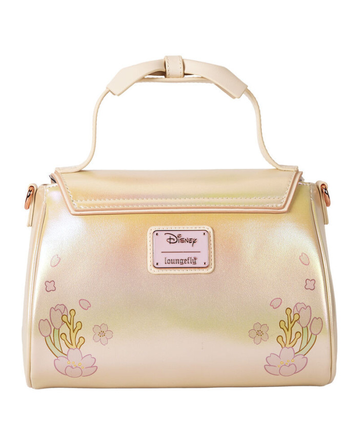 Sac à bandoulière Loungefly - Stitch & Angel Cherry Blossom Bow Handle