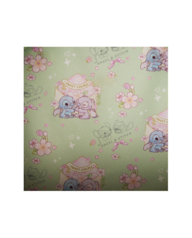Sac à bandoulière Loungefly - Stitch & Angel Cherry Blossom Bow Handle