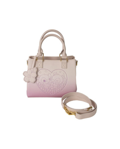 Sac à bandoulière Loungefly - Stitch & Angel Cherry Blossom Heart
