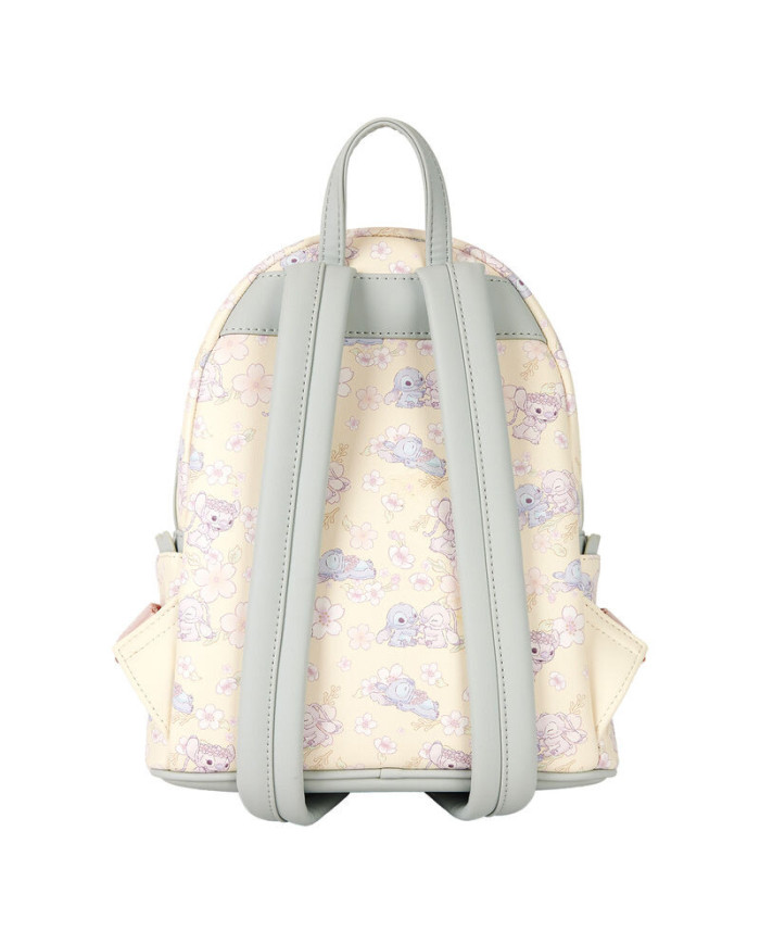 Sac à dos Loungefly - Stitch & Angel Cherry Blossom All-Over Print