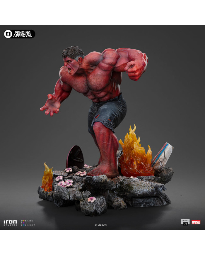 Statuette Red Hulk Captain America : Brave New World Art Scale 1/10