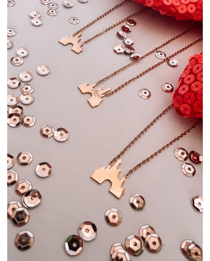 Collier Magic Castle - Rose Gold