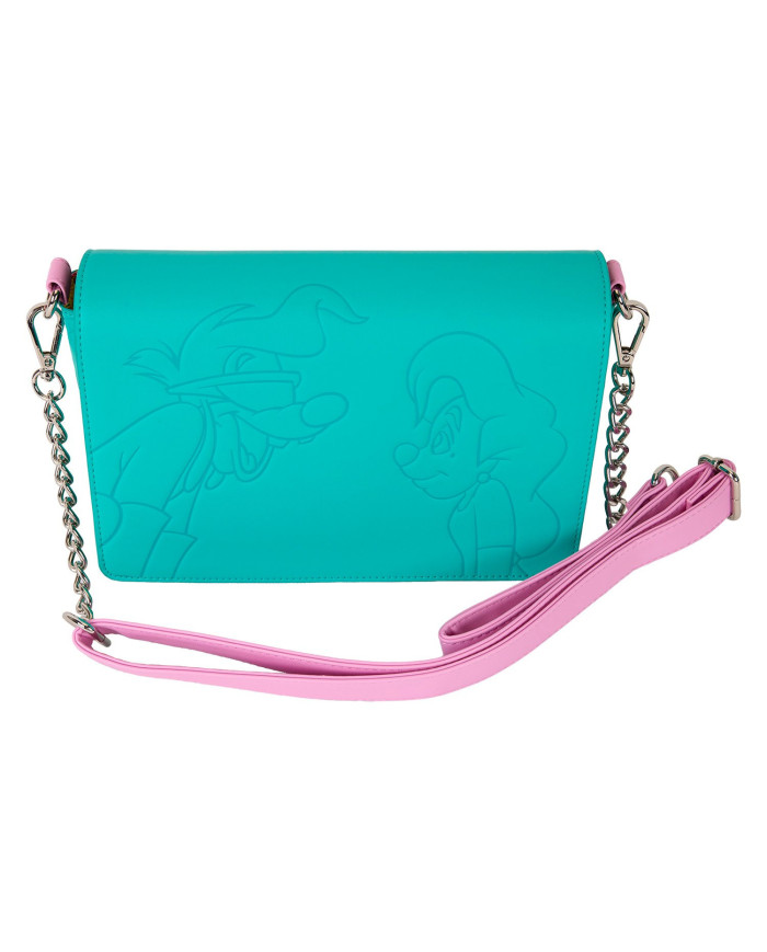 Sac à bandoulière Loungefly - Dingo et Max 30ème Anniversaire Max & Roxanne