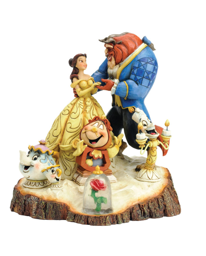 Disney Traditions - La Belle et la Bête Carved by heart