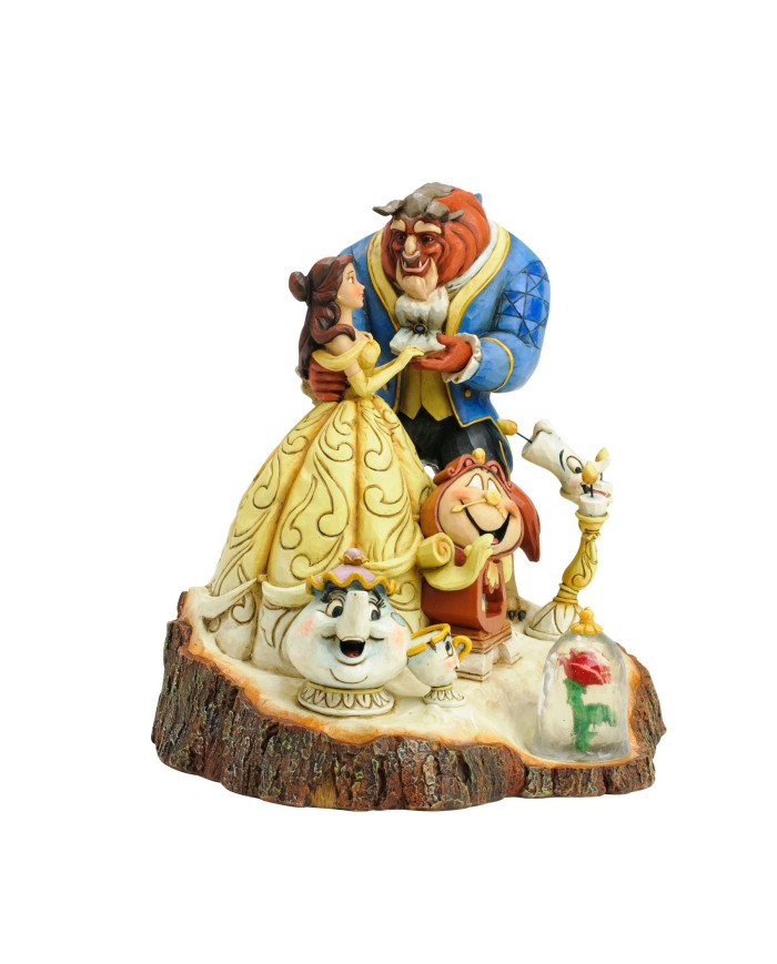 Disney Traditions - La Belle et la Bête Carved by heart