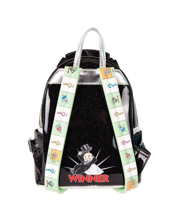Sac à dos Loungefly - Monopoly 90th Anniversary Pennybags Glitter