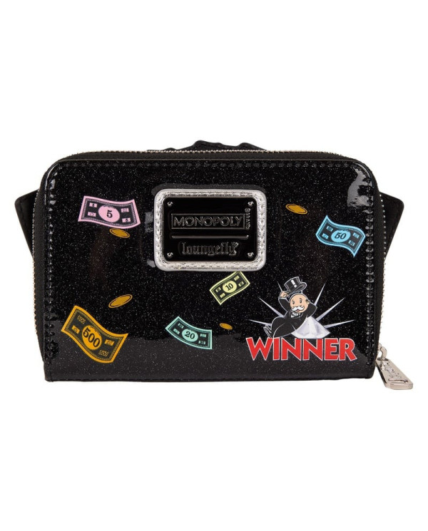 Portefeuille Loungefly - Monopoly 90th Anniversary Money Glitter