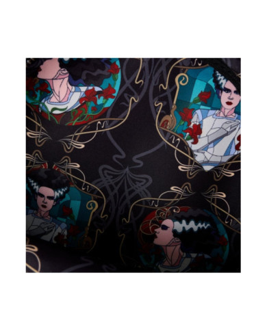 Sac à bandoulière Loungefly - Universal Monsters The Bride Of Frankenstein Stained Glass