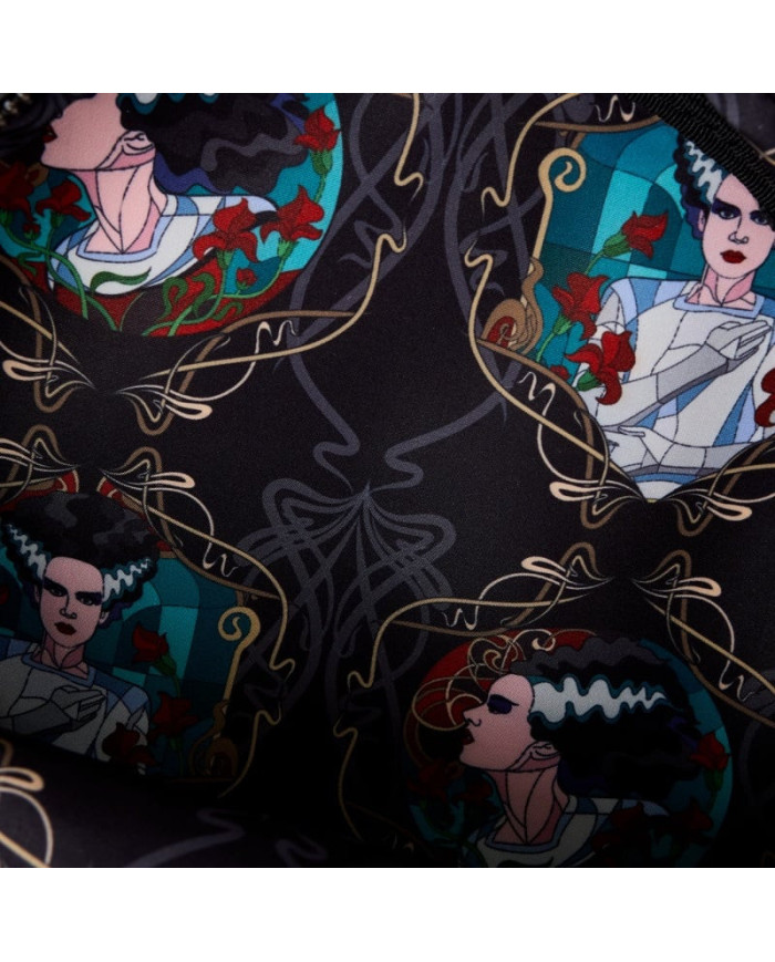 Sac à bandoulière Loungefly - Universal Monsters The Bride Of Frankenstein Stained Glass