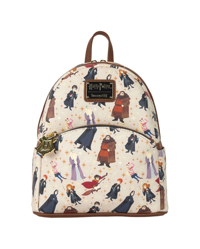 Sac à dos Loungefly - Harry Potter Hogwarts All-Over Print