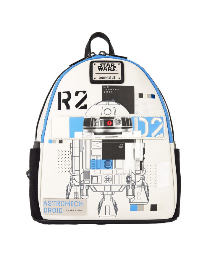 Sac à dos Loungefly - Star Wars : The Power of the Force R2-D2 Astromech Droid Light Up