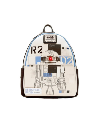 Sac à dos Loungefly - Star Wars : The Power of the Force R2-D2 Astromech Droid Light Up
