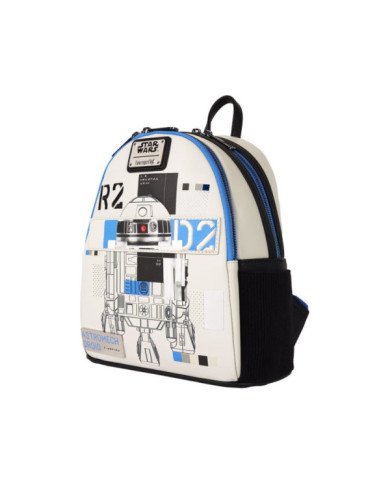 Sac à dos Loungefly - Star Wars : The Power of the Force R2-D2 Astromech Droid Light Up