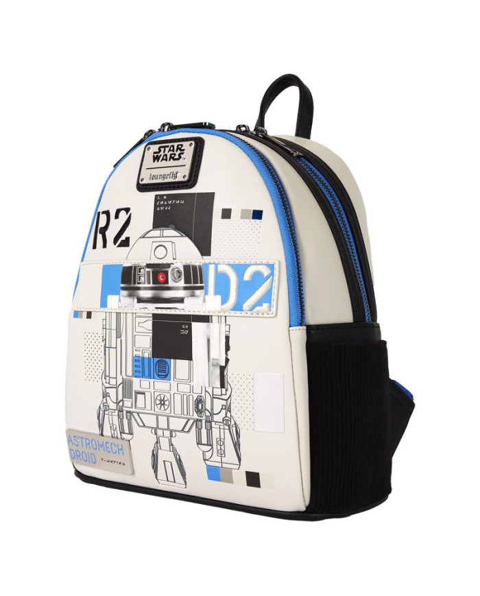 Sac à dos Loungefly - Star Wars : The Power of the Force R2-D2 Astromech Droid Light Up