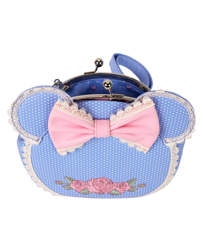Sac à bandoulière Loungefly - Minnie Mouse Floral and Lace Kisslock