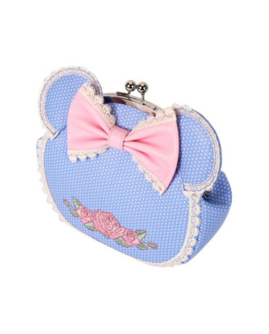 Sac à bandoulière Loungefly - Minnie Mouse Floral and Lace Kisslock