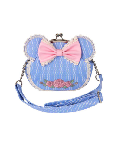 Sac à bandoulière Loungefly - Minnie Mouse Floral and Lace Kisslock