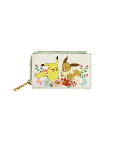 Portefeuille Loungefly - Pokemon Pikachu & Evoli Floral