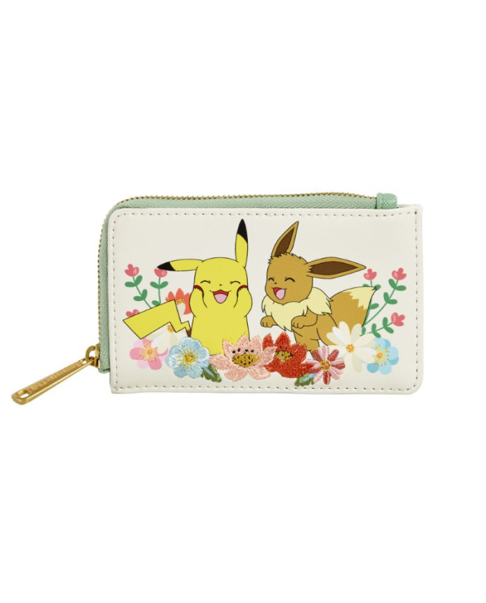 Portefeuille Loungefly - Pokemon Pikachu & Evoli Floral