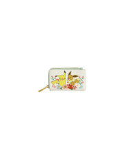 Portefeuille Loungefly - Pokemon Pikachu & Evoli Floral