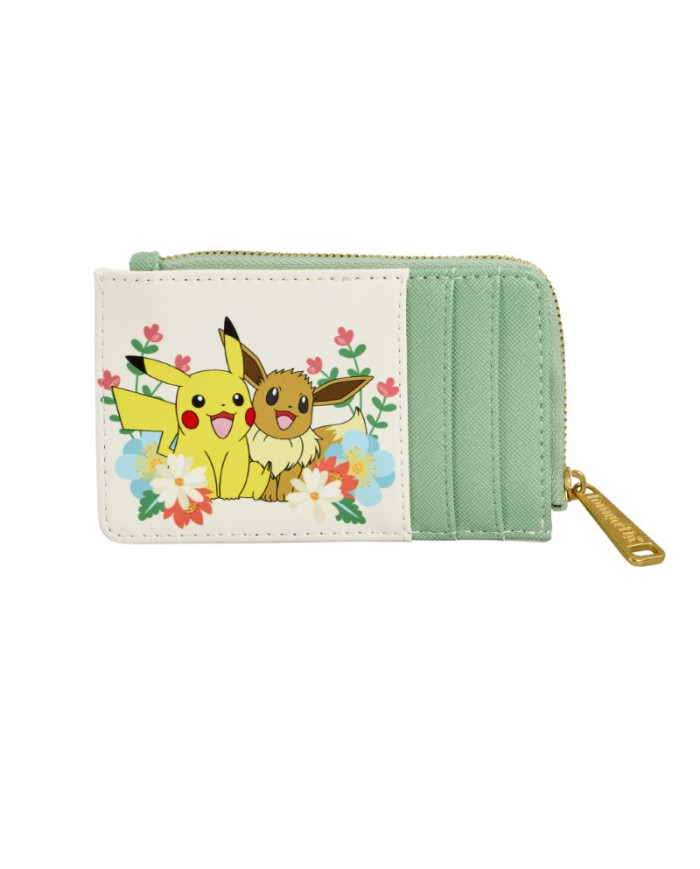 Portefeuille Loungefly - Pokemon Pikachu & Evoli Floral