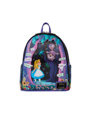 Sac à dos Loungefly - Alice au Pays des Merveilles Tulgey Wood Lenticular