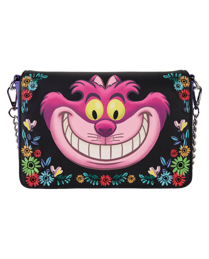 Sac à bandoulière Loungefly - Alice au Pays des Merveilles Cheshire Cat Tulgey Wood Lenticular