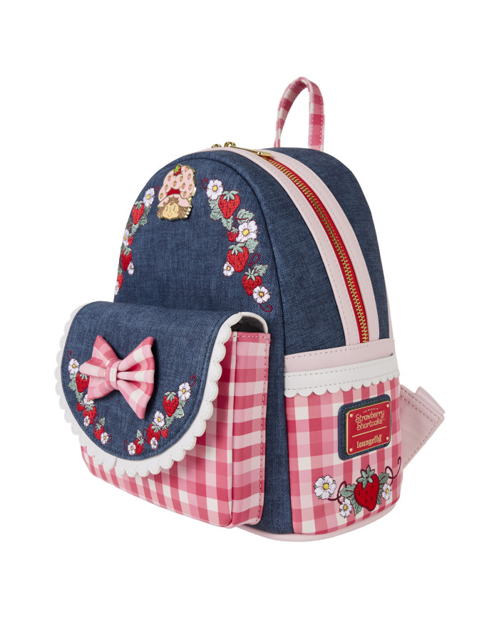 Sac à dos Loungefly - Charlotte aux Fraises Denim Gingham