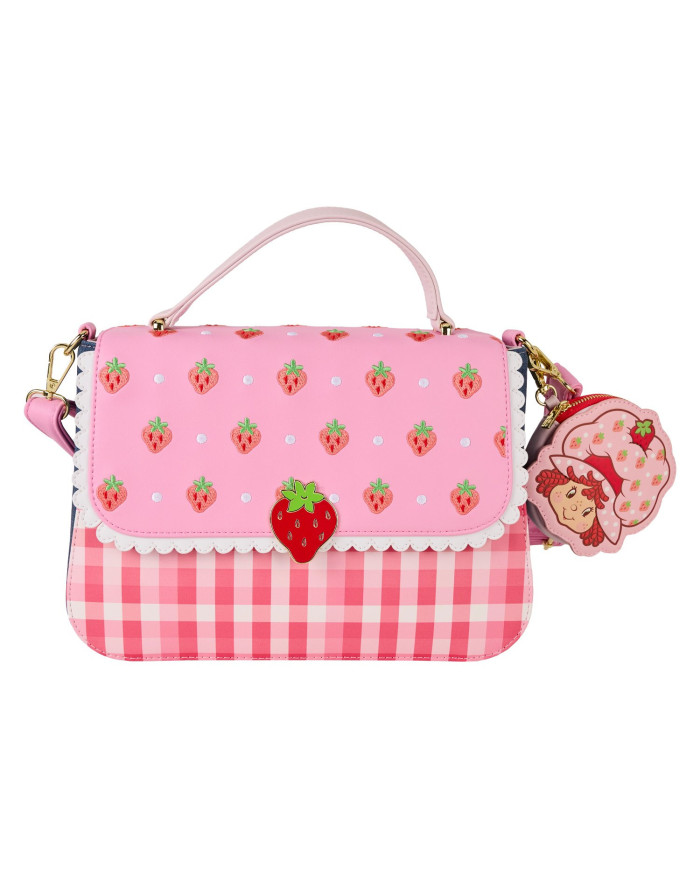 Sac à bandoulière Loungefly - Charlotte aux Fraises Denim Gingham