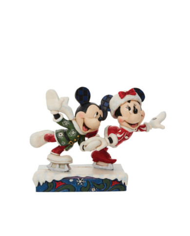 Disney Traditions - Mickey et Minnie Patin à glace