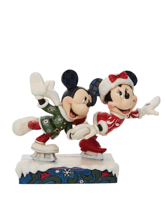Disney Traditions - Mickey et Minnie Patin à glace