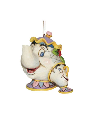 Disney Traditions - Suspension Madame Samovar et Zip