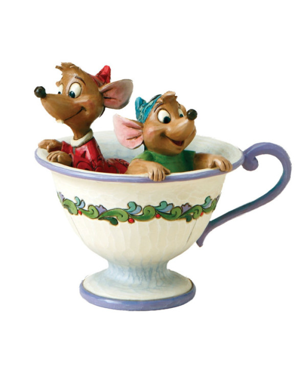 Disney Traditions - Jaq et Gus dans une tasse à thé
